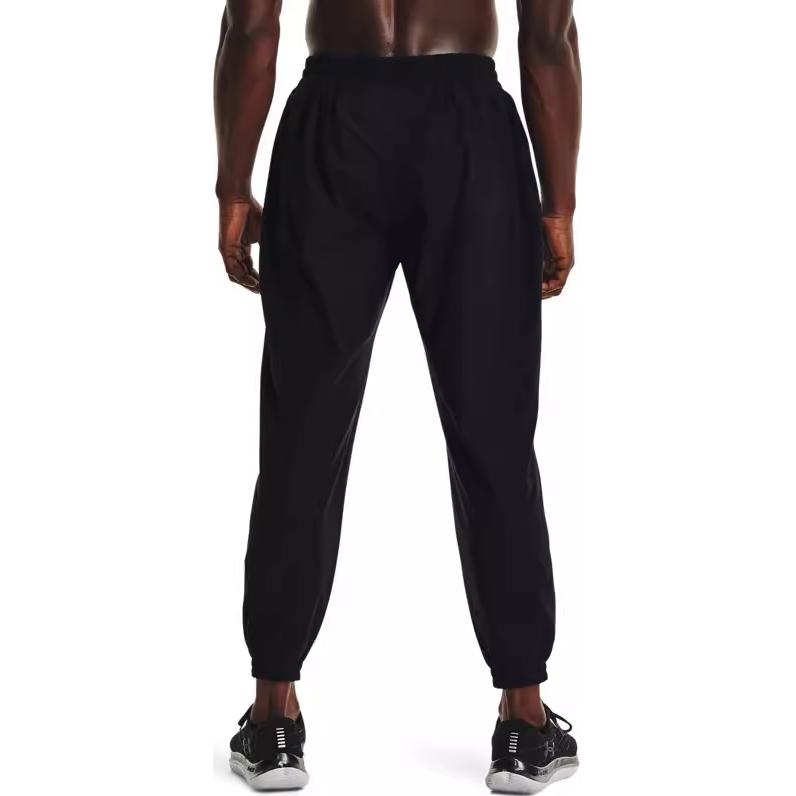 Under Armour Anywhere Casual Running Зауженные длинные трикотажные брюки мужские брюки черные 1366510-001