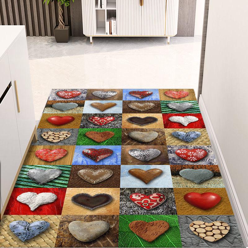 Коврик для входа, коврик для пола, забавный коврик для приветствия, собачьих лапок, коврик для любви, домашний декоративный коврик для дома и улицы, коврик для двери