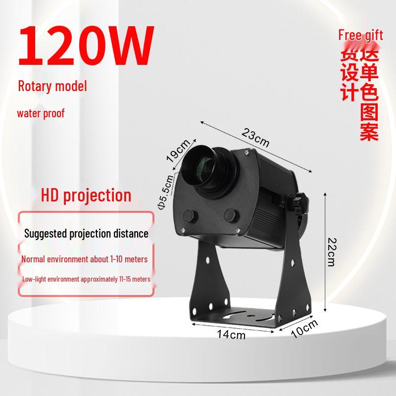 Водонепроницаемый наружный проекционный прожектор с логотипом для рекламы
