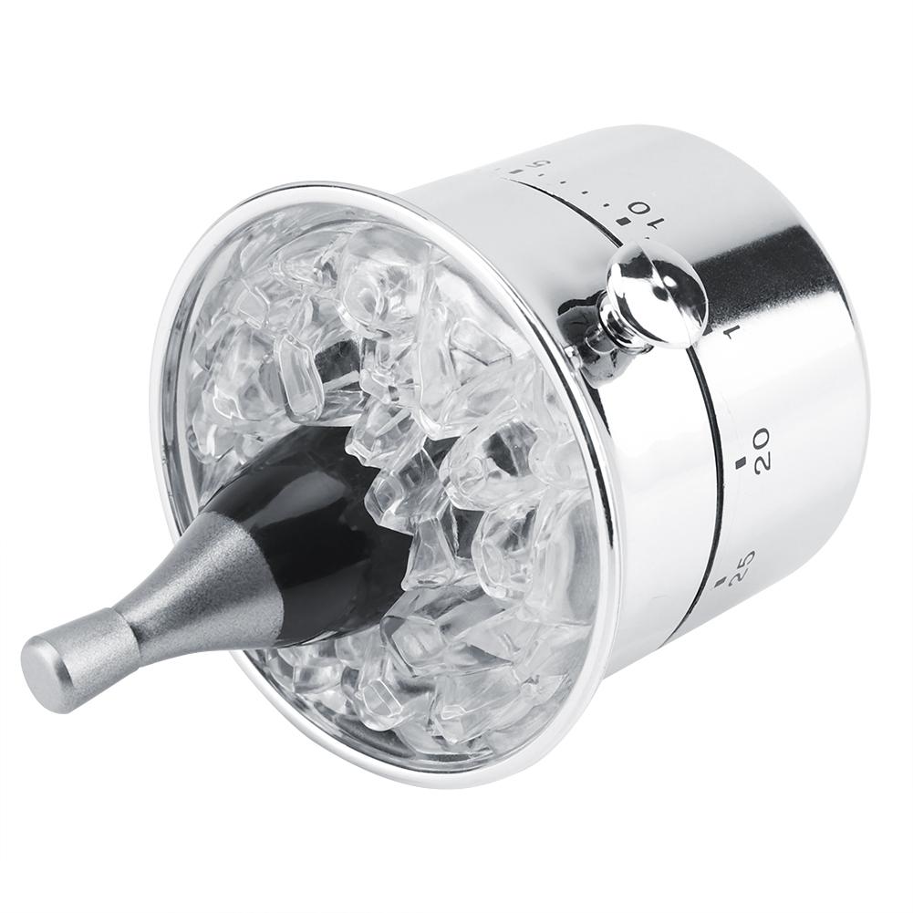  Fdit Stainless Steel 60 Minute Mechanical Kitchen Timer, Wind Up Countdown Timer with Loud Alarm - Bucket Shaped Design for Cooking, ,  , Classr