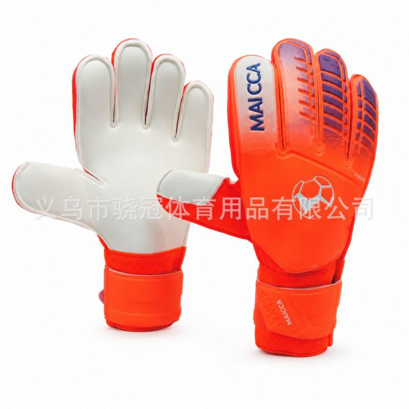 Football Goalkeeper Gloves Adjustable Wristband Non-slip Palm Durable PU Adult Youth