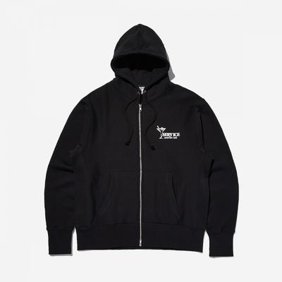 Худи на молнии Service Works Martini Sw130 Blck