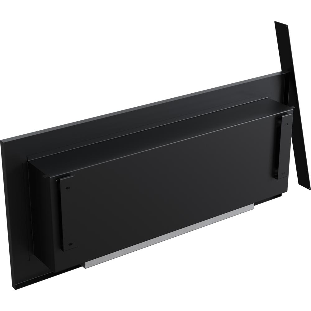 Wall Mounted Bioethanol Fireplace DELTA SLIM Black TÜV 