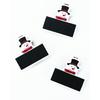 Snowman Slate Clothespin 4.5cm 3 Pieces