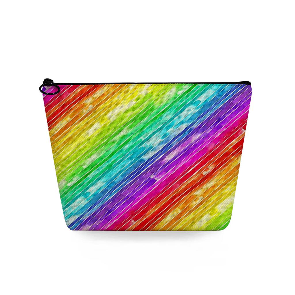 Женская косметичка с цветной текстурой, принтом, для организации туалетных принадлежностей, дорожный органайзер 6776