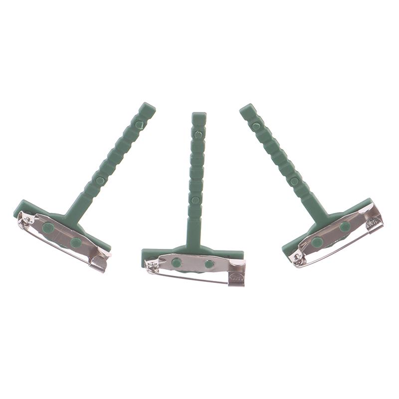 20Pcs Plastic Metal Brooches Unisex Shirt Collar Pins Fake Flower Brooch Pins