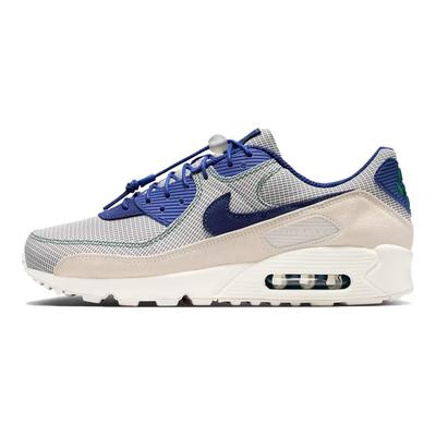 Кроссовки Air Max 90 для бега, унисекс, бежево-синие, IR1950-100