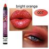 Eyeshadow 2in 1 Waterproof Eyeshadow Pen Smudge-Free Stick Lip Makeup Glitter Shimmer Long-Lasting Lipstick, 07 007, 1 Piece