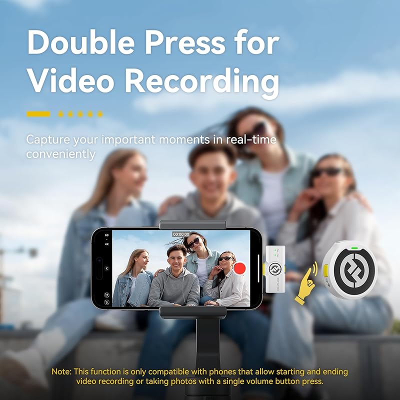 Hollyland “2024 New Machine” Lark M2 Lighting-Wireless Microphone-Pin Microphone-Lightweight 9G-48Khz/24Bit-Lighting Series Microphone for