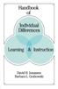 Книга Handbook of Individual Differences, Learning, and Instruction