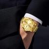 OLEVS Quartz Fragrance Stainless Date Brand Gold Men's Watch, Steel, Waterproof, Display, Calendar, Luminous, Popular, Stylish, Name,