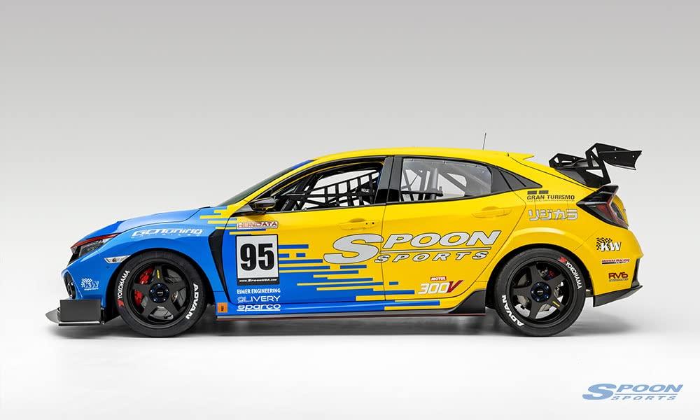 Spoon SPOON SPORTS Blue Wide Door Mirrors for Honda Civic FK (76203-FKA-030)