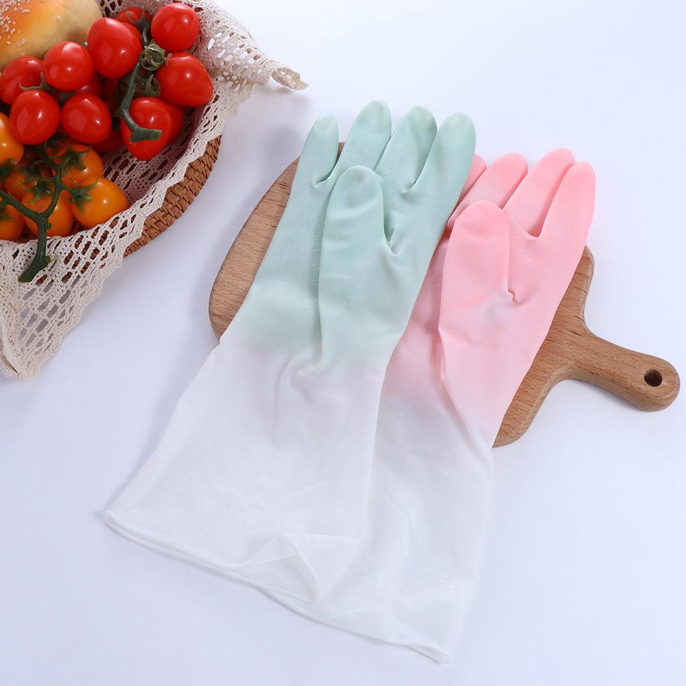 Housework Household Dishwashing Cleaning Tool Rubber Gloves Cleaning Gloves Silicone Gloves