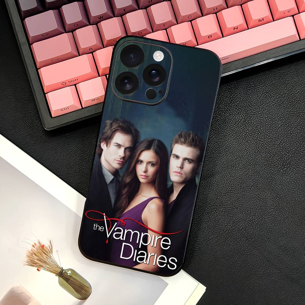 Горячий Чехол Для Телефона The V-Vampires D-Diaries Для IPhone 16 15 14 13 12 11 PRO MAX PLUS Mini TPU Мягкий Приятный Для Кожи Чехол