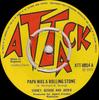 7inch Record SIDNEY, GEORGE & JACKIE - Papa Was A Rolling Stone ATT8054 Attack 1973 UK Reggae, Ska & Dub Used