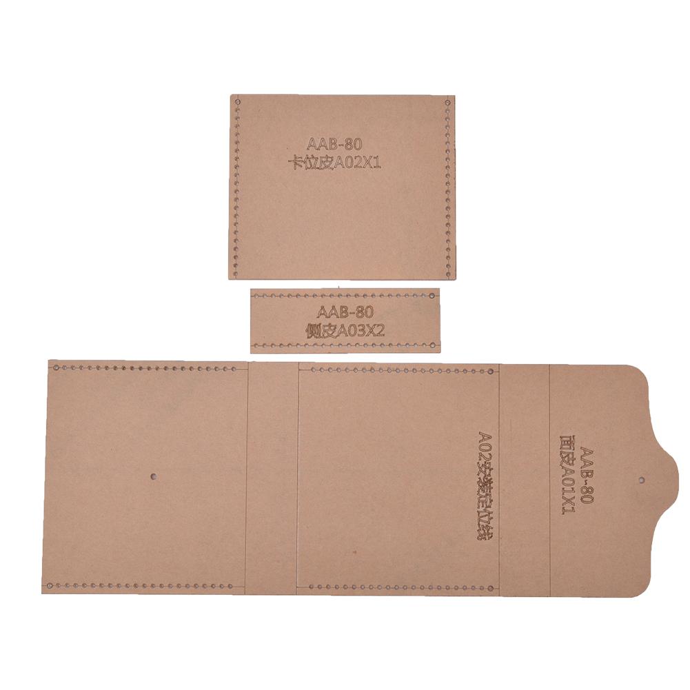 Acrylic Coin Purse Wallet Template Stencil DIY Handmade Leather Mould