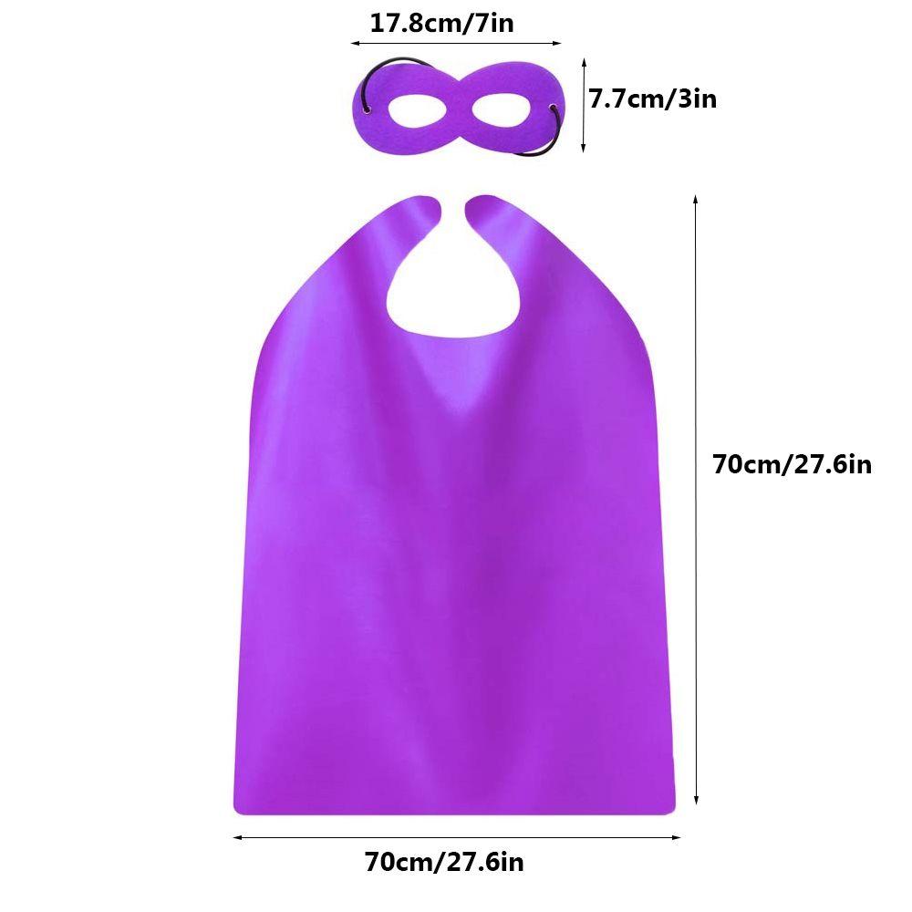 Фестиваль маскарадный костюм Хэллоуин косплей супер герой плащ маска мальчики девочки плащ супергерой костюмы