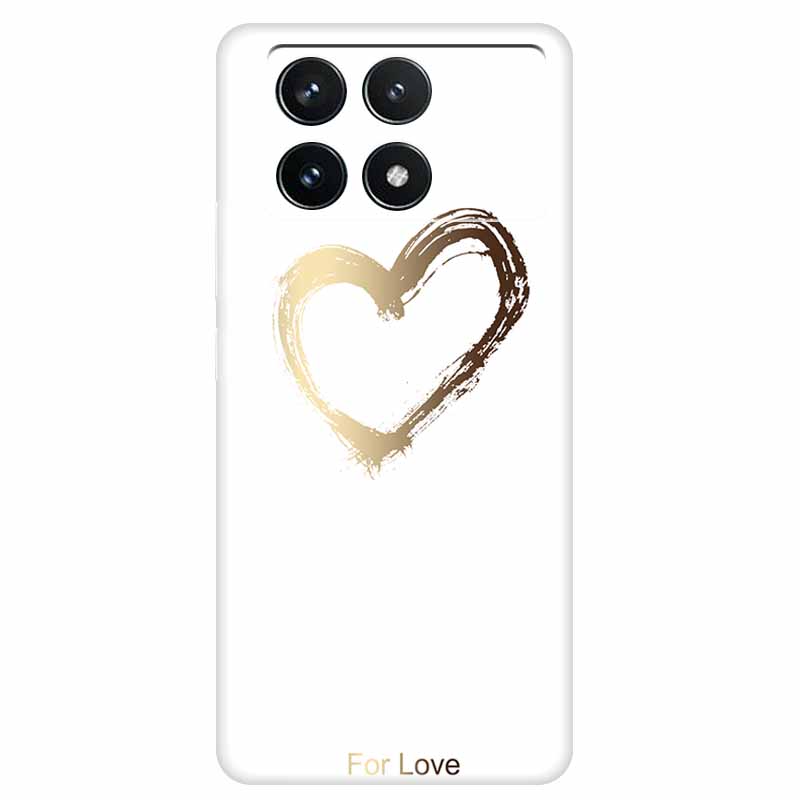 Clear Cover For Xiaomi Poco F6 Pro Case 2024 Paint Soft Silicone TPU Back Cases For Xiaomi Poco F6 Pro 5G Phone Cover Capa Coque