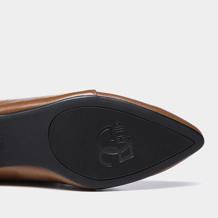 Soft Leather Hollow Embroidered Single Shoes Female Summer and Autumn Low with Mother Female Shoes Breathable Work Female Sandals