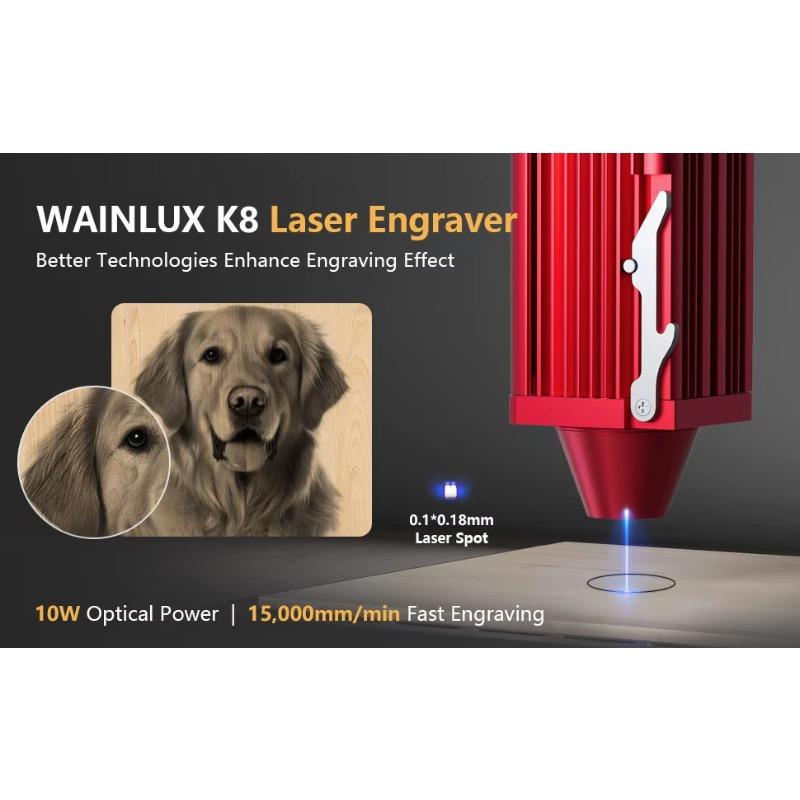 Fully Automatic Portable Laser Engraver - Compact Desktop Household Cutting & Marking Machine for Home DIY