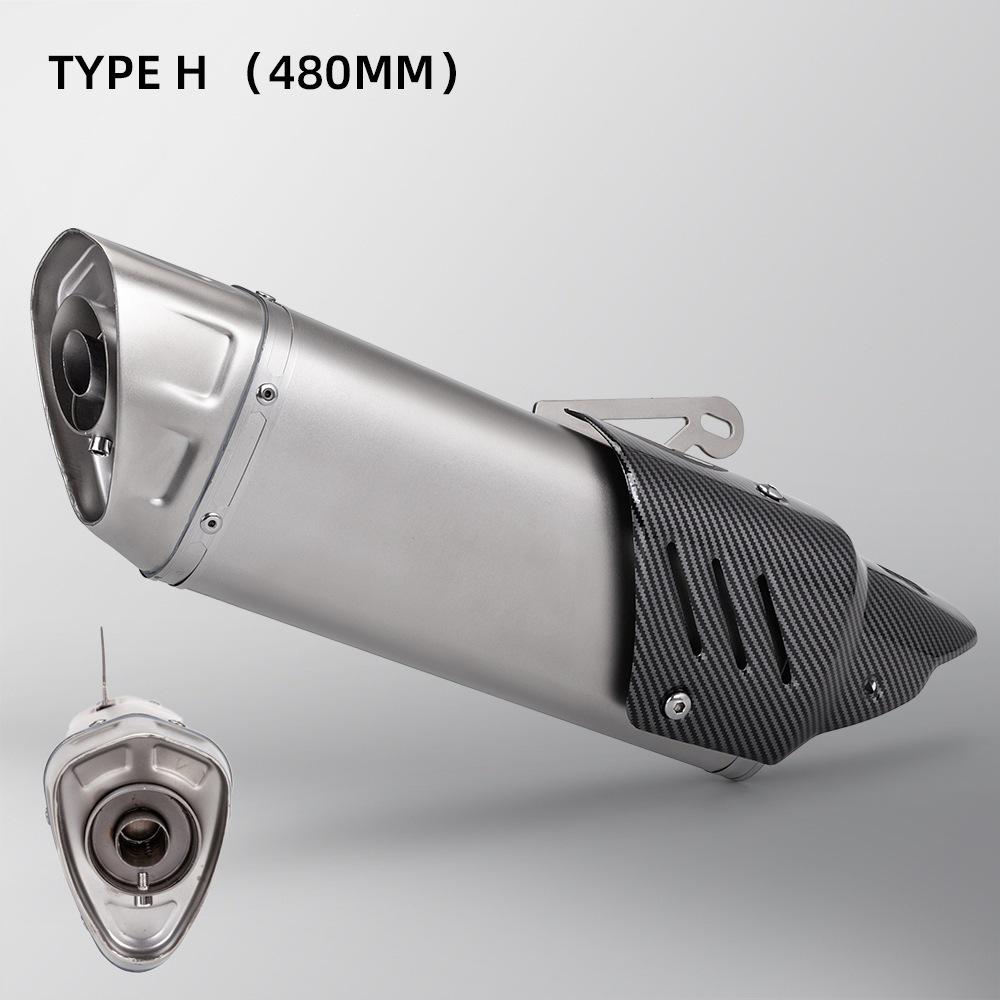 Задняя часть выхлопной трубы для MT07, MT09, Z900, Z400, Ninja 400, GSX250