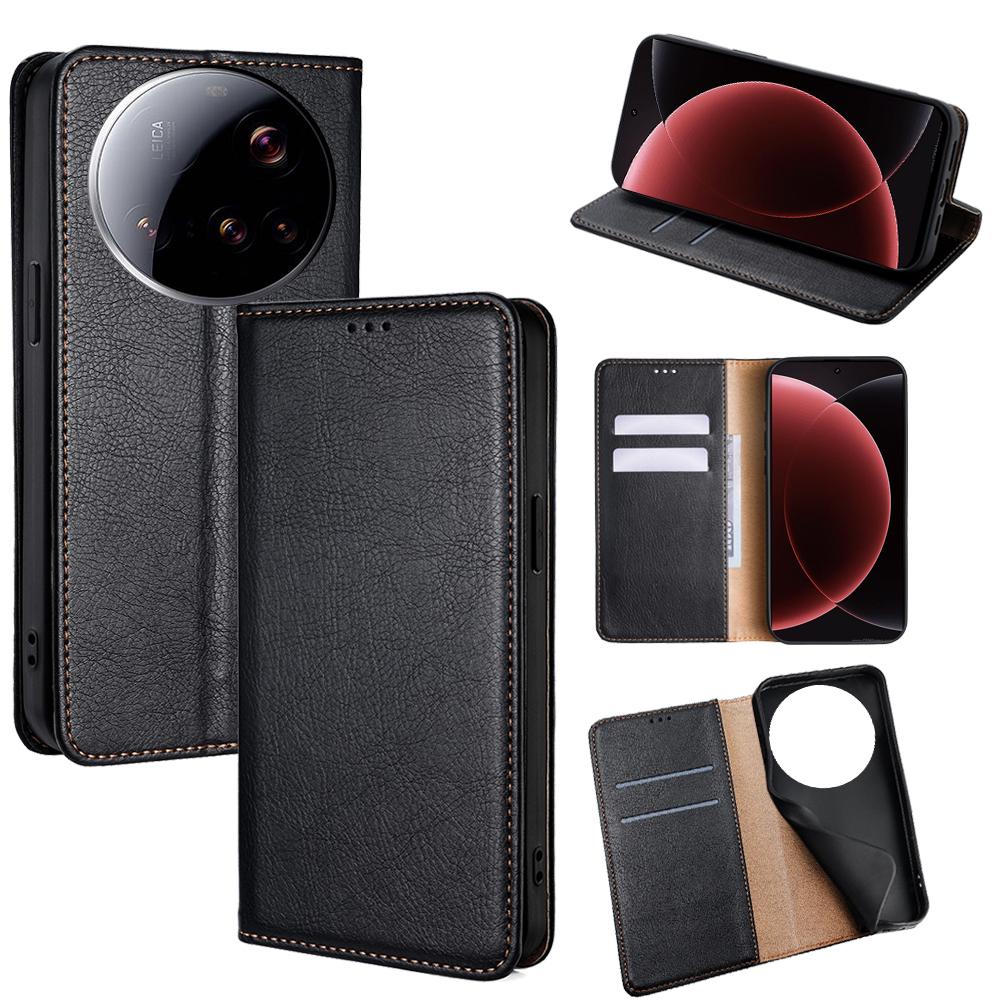 For Xiaomi 15 Ultra Case Wallet PU Leather Magnetic Auto-Absorbed Phone Cover