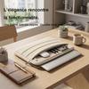 Housse Ordinateur 15" avec Pochette, Multi Compartiment pour MacBook Lenovo HP - Beige
