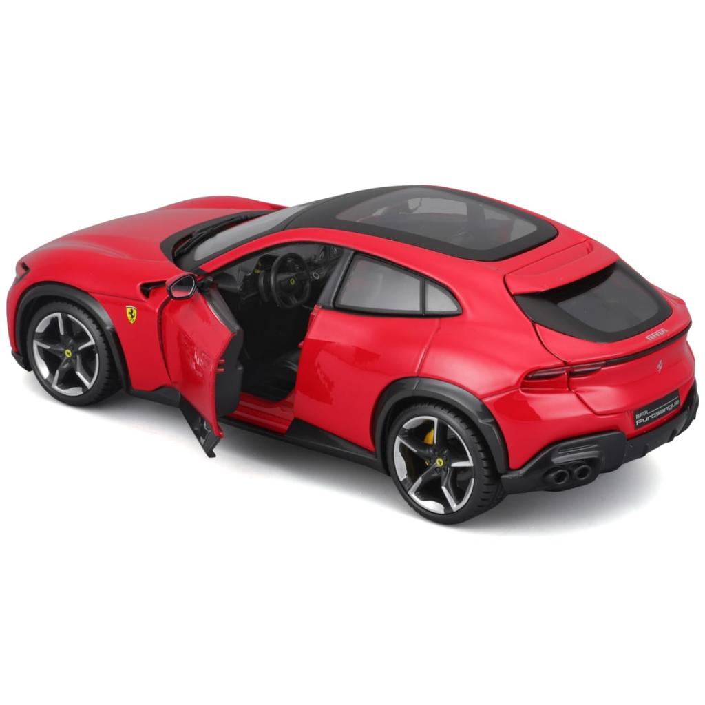 Bburago Масштаб Ferrari Purosangue 2023 Красный Литая модель Готовая 1/25 / Автомобиль, Продукт, 18-26030