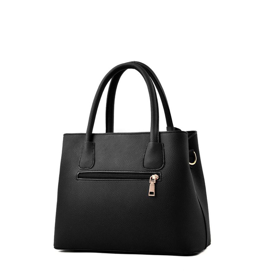 Женская сумка из мягкой кожи, большая вместительная сумка-мессенджер на одно плечо, однотонная кожаная сумка для офисных дам