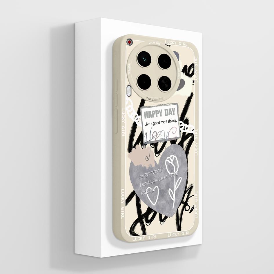 Задняя крышка для Tecno Camon 30 20 Pova 6 5 Pro Pop 8 Spark 20 Модный чехол с рисунком граффити Защитная пленка для экрана Жидкий силиконовый чехол для телефона для Tecno Shell