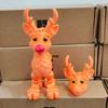 Рождественская Новая 3D Печатная Статуэтка Оленя Игрушка Сочлененная Подвижная Симуляция Животного Модель Оленя Детская Игрушка Подарок Лесной Олень Настольное Украшение