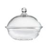 Aoyama Glass Small Bowl with Lid, Storage Container, 12cm, Made in Japan, AMG-1124-S