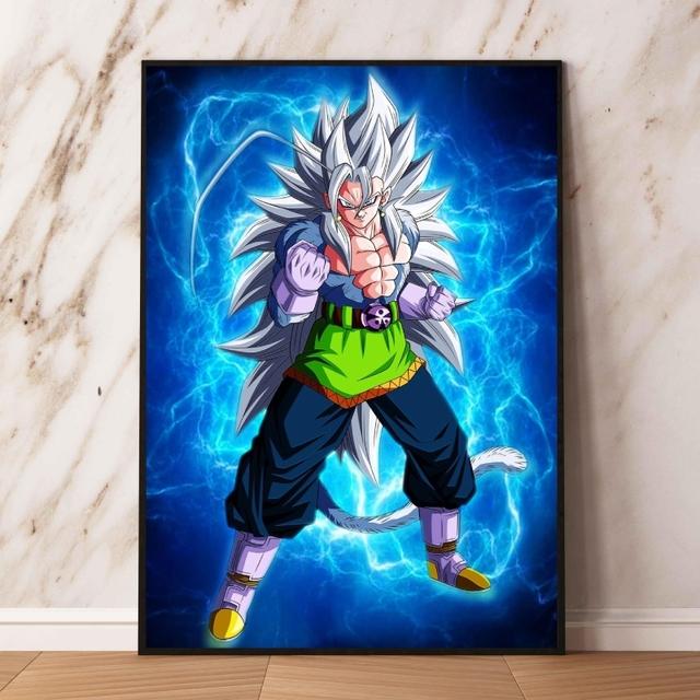 Плакаты и картины, комиксы Сон Гоку Какарот, картинки, друзья, подарки, украшения для детской спальни, печать высокого разрешения