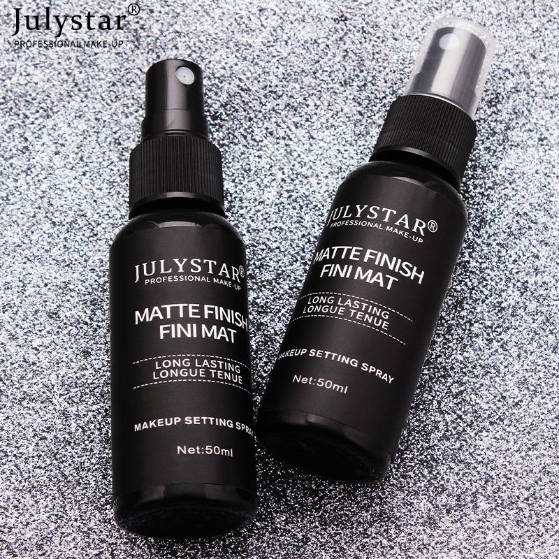 Июлястар освежающий лосьон для макияжа портативный 50 мл увлажняющий стойкий прозрачный спрей для фиксации макияжа