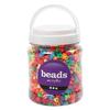 Perles en plastique - CREOTIME - Mix de formes - Multicolore - Pour adultes - Réf 61774