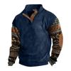 Spring And Autumn Men's Standing Collar Sweatshirt Is Outdoor Casual Sweaters Tops