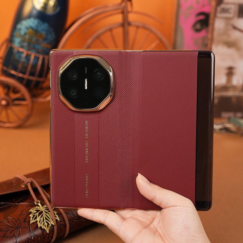 Premium Flip Case Mate X6 With Dual Hinge Design Magnetic View Window Shockproof Anti-Fingerprint PU Leather