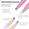 Double Headed Diy Painting Brushes For Nail Art Design Witn Pen Cover Uv Gel Drawing Brush Triangle Pen Manicure Tool