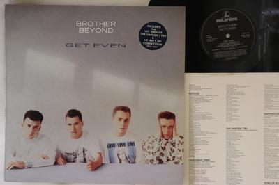 Виниловая пластинка BROTHER BEYOND Get Even PCS7327 PARLOPHONE 1988 Великобритания Танцевальная Электроника Б/у