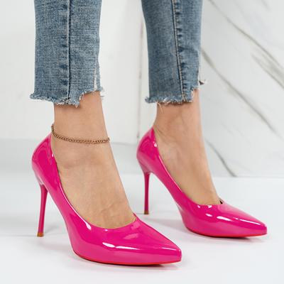 Модные туфли больших размеров для женщин Туфли-лодочки с острым носком Туфли-лодочки из лакированной кожи Туфли на высоком каблуке Свадебные туфли на каблуке Туфли-лодочки Zapatos Mujer для женщин