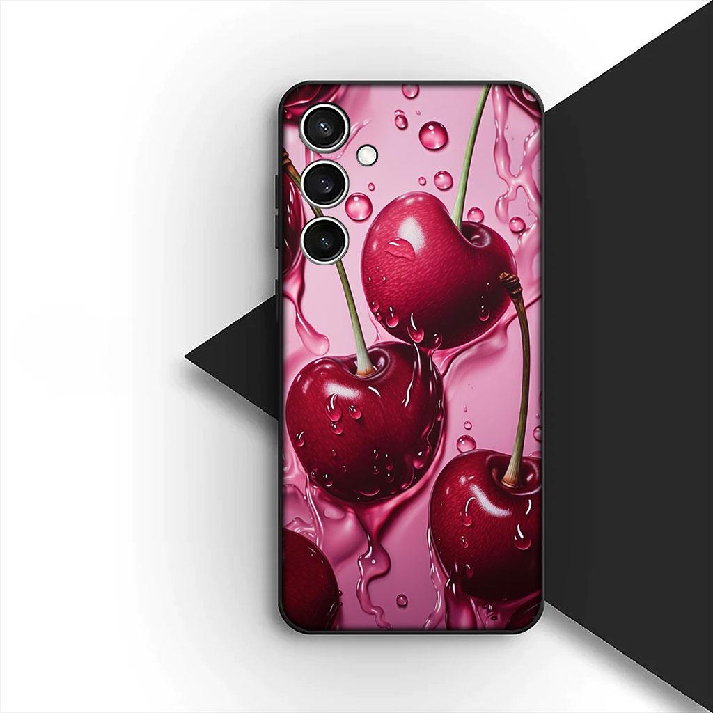 Phone Cover for Apple iPhone 17 Air 12 13 Pro Max Mini ProMax 7 + 8 Plus 7+ 8+ Soft Case Cherry Strawberry Fruit Summer Avocado