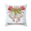 Peach Skin Christmas Print Pillow Case Cartoon Animal Home Sofa Cushion Cover Bedside Bedroom Pillow