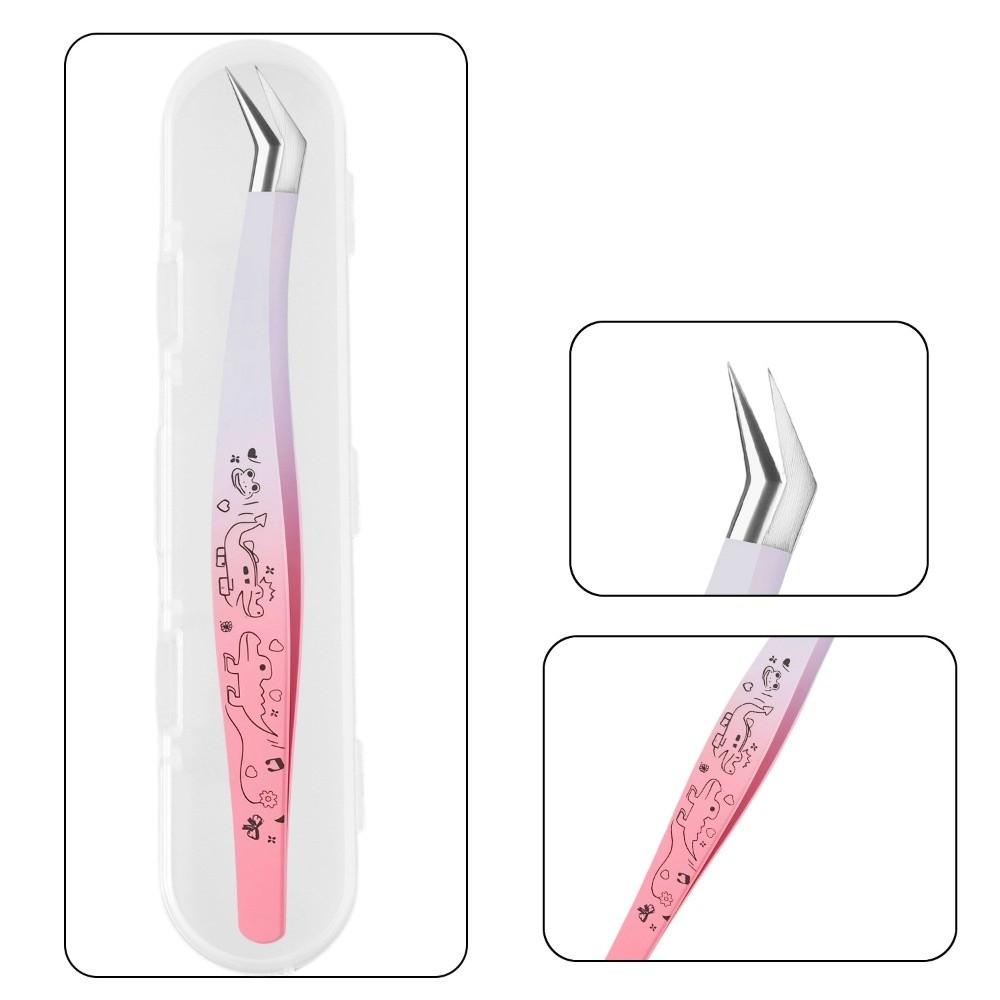 Anti-static False Eyelash Tweezers High Precision Lashes Extension Tweezer Extensions Grafting