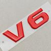 3D ABS Красный Хром Черный V8 V6 Наклейка на Задний Багажник Автомобиля Эмблема Значок Наклейки Для TOYOTA Авто Аксессуары KS4