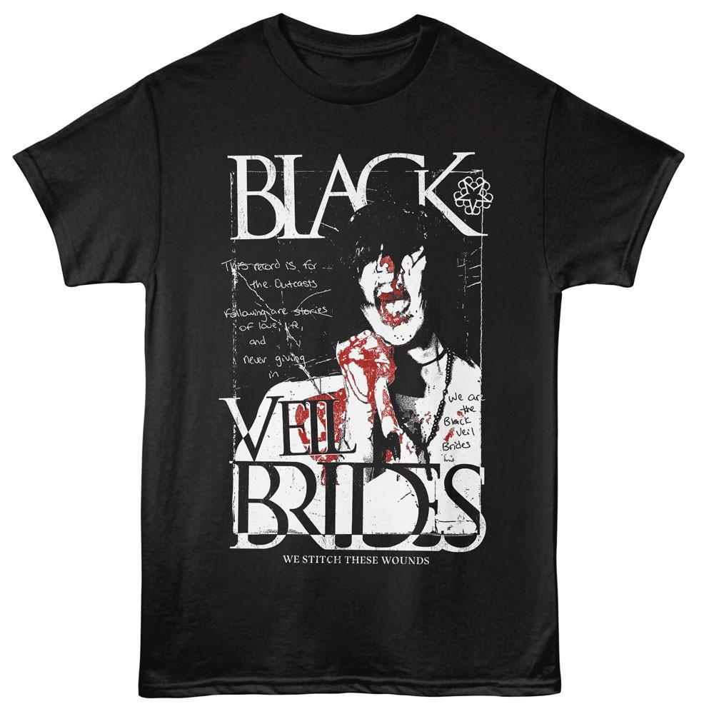 Black Veil Brides Singing This Record Is For The Outcast Men's T Shirt