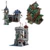 32 точки MOC -185913 73773 77684 80710 79749 вид на улицу DIY сборка из мелких деталей конструктор головоломка модель игрушка подарочный набор orn