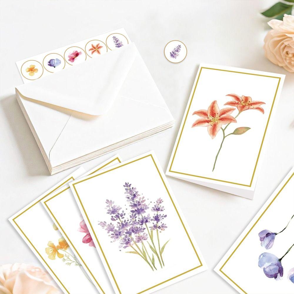Matching Envelopes Blank Greeting Cards Greeting Cards Watercolor Wildflower Cards Weddings