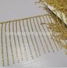 Width 12 cm Welding Diamond Chain Gold Metal Hardware Tassel Fringe for Clothing Bags and Suitcases Wedding Dresses Accessories