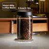Coffee Beans Vacuum Sealed Tank Transparent Glass Food Storage Jars Household Moisture-proof Air Extraction Airtight Container