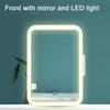 Portable Car Fridge Regrigerator 4L Small Household Silent Cooler Warmer 12V/110V with Mirror & LED